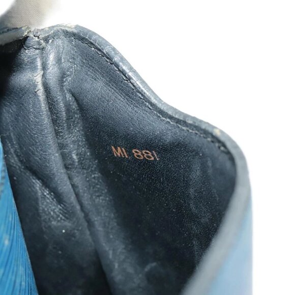 LOUIS VUITTON Epi Cartouchiere MM Shoulder Bag Blue - Picture 15 of 15